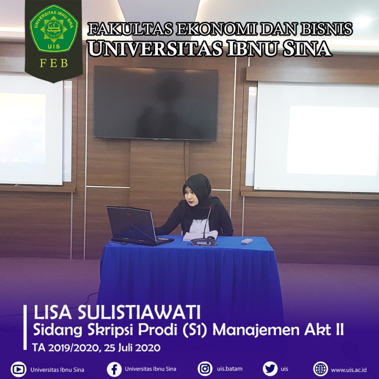 SIDANG SKRIPSI FAKULTAS EKONOMI DAN BISNIS UNIVERSITAS IBNU SINA