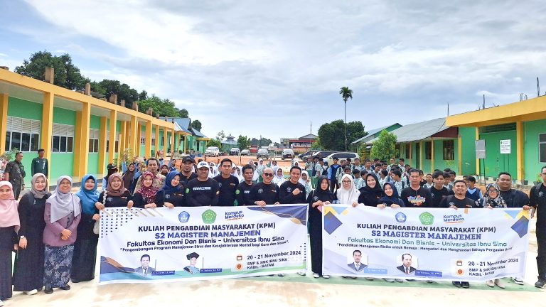 Kuliah Pengabdian Masyarakat Magister Manajemen Universitas Ibnu Sina Sukses Digelar di Kabil