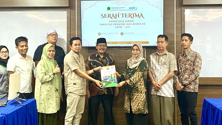 Fakultas Ekonomi dan Bisnis Resmi Serahkan Pengelolaan Jurnal kepada LPPM Universitas Ibnu Sina