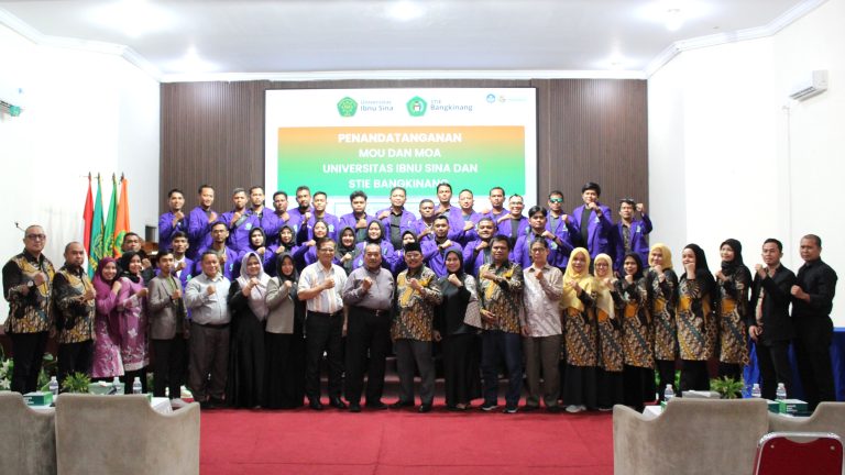 Universitas Ibnu Sina dan STIE Bangkinang Tandatangani MoU & MoA: Perkuat Sinergi Akademik dan Penelitian