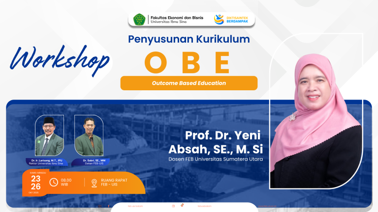 FEB UIS Gelar Workshop Penyusunan Kurikulum OBE untuk Tingkatkan Kualitas Pendidikan