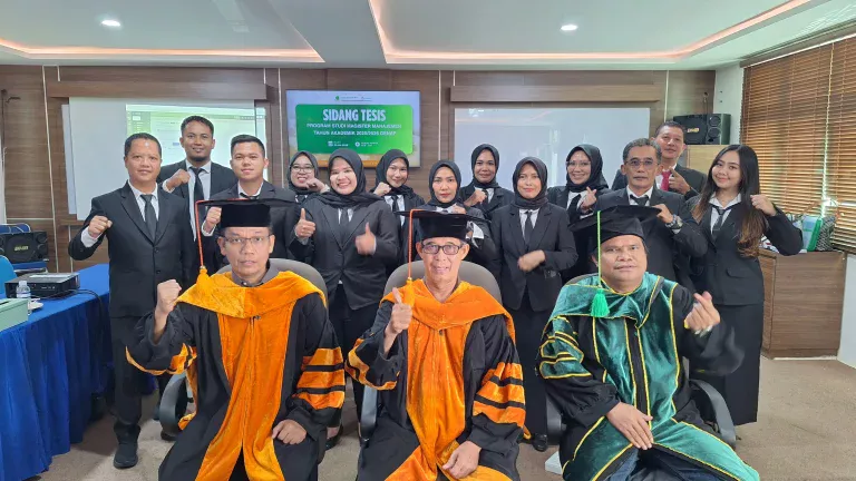 Sidang Tesis Magister Manajemen FEB UIS Diikuti 46 Mahasiswa