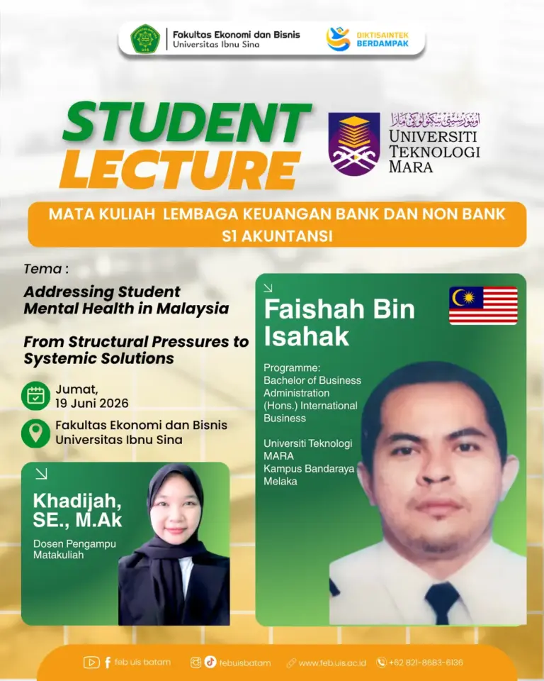 Student Lecture International S1 Akuntansi Bersama UiTM Cawangan Melaka